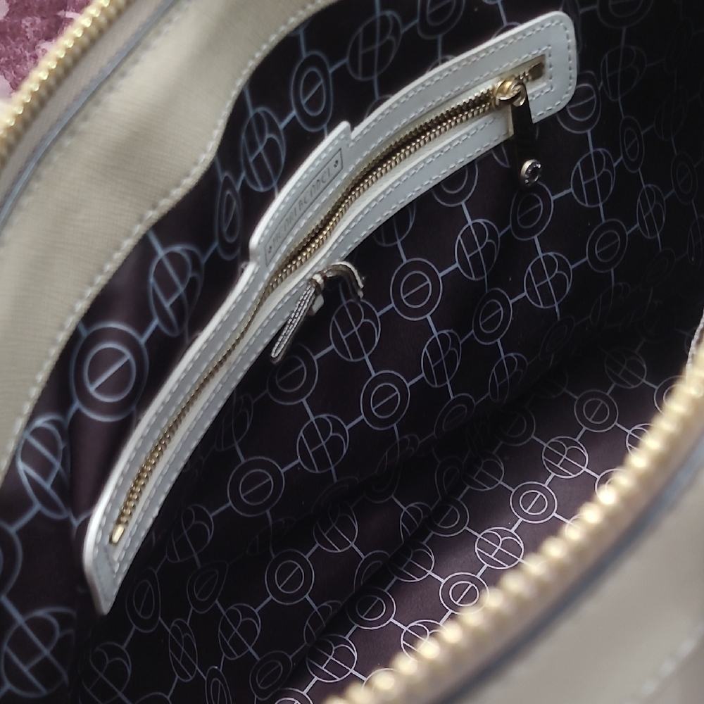 Henri Bendel Taupe Satchel Bag - Picture 8 of 16